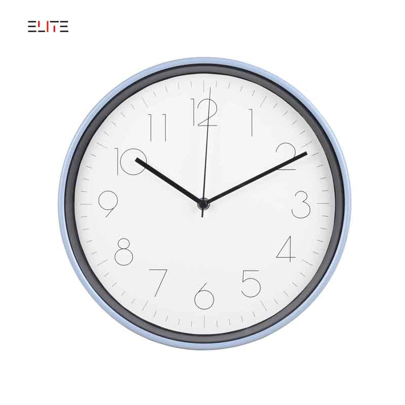 Metal quartz wall clock