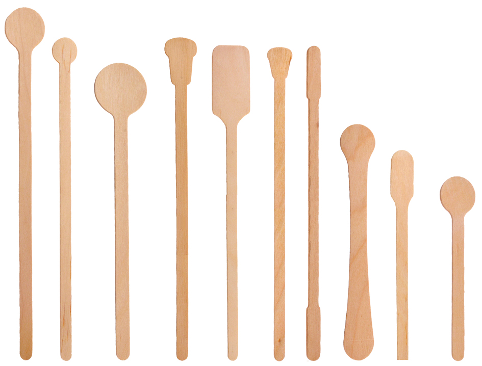 Wooden coffee stirrers YDCSD180/165/150/105 disposable compostable stir stirrer