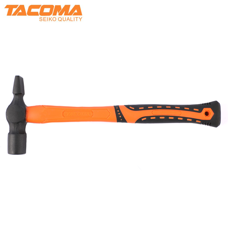 Cross pein hammer with fiberglass handle