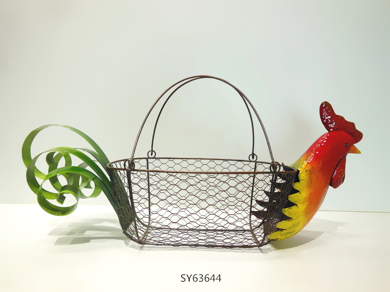Rooster Flower Pot