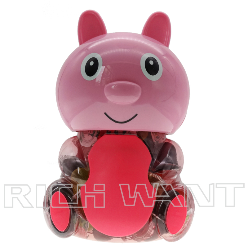 Assorted mini fruit jelly mini gelatina Fruit Flavor Jelly Cup in Cartoon Rabbit Jar（90pcs/jar）