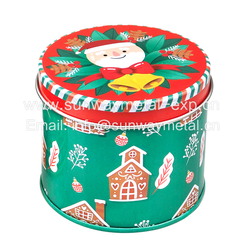 Christmas tin box