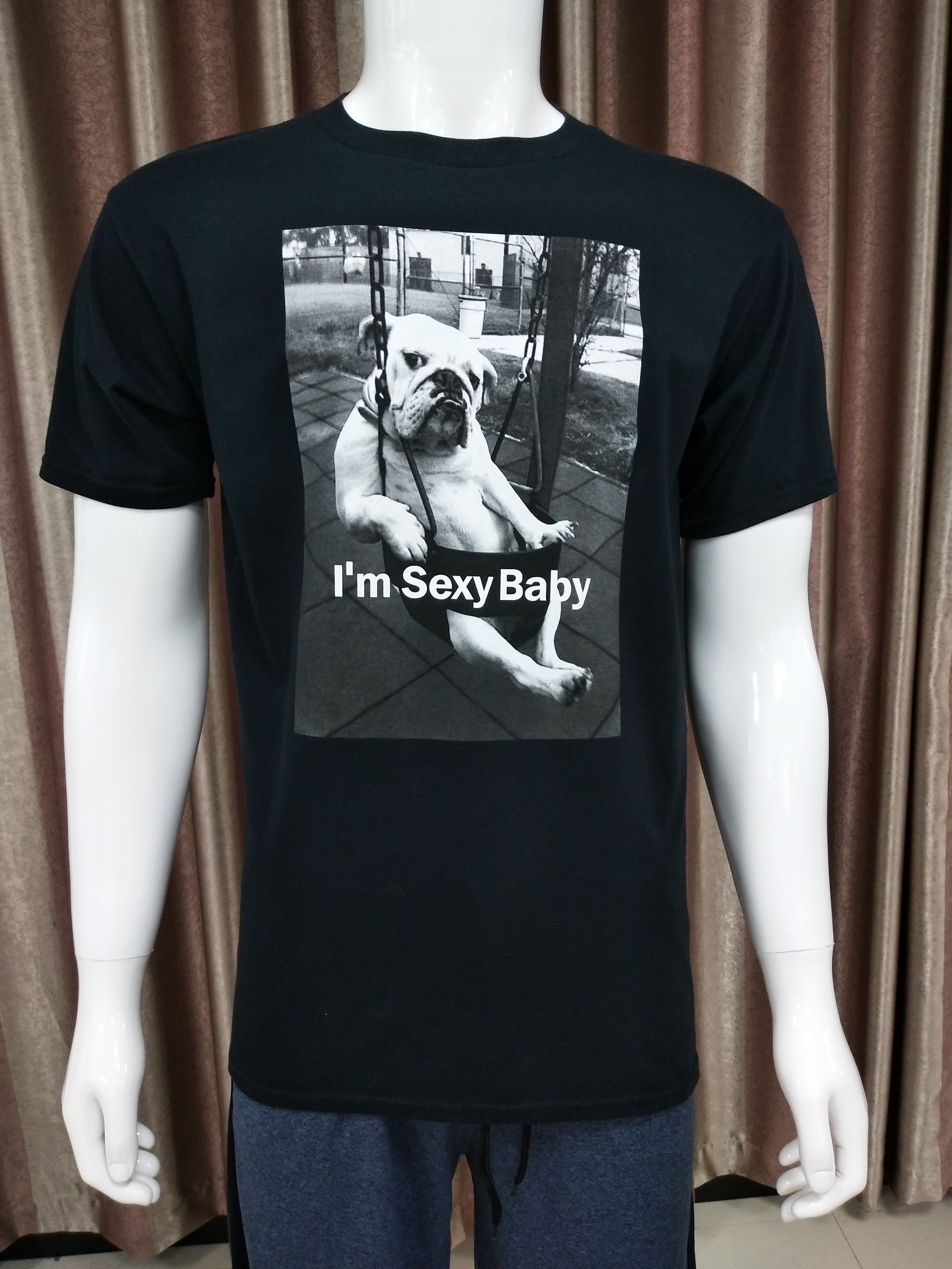 Combed CVC summery breathable tee shirt