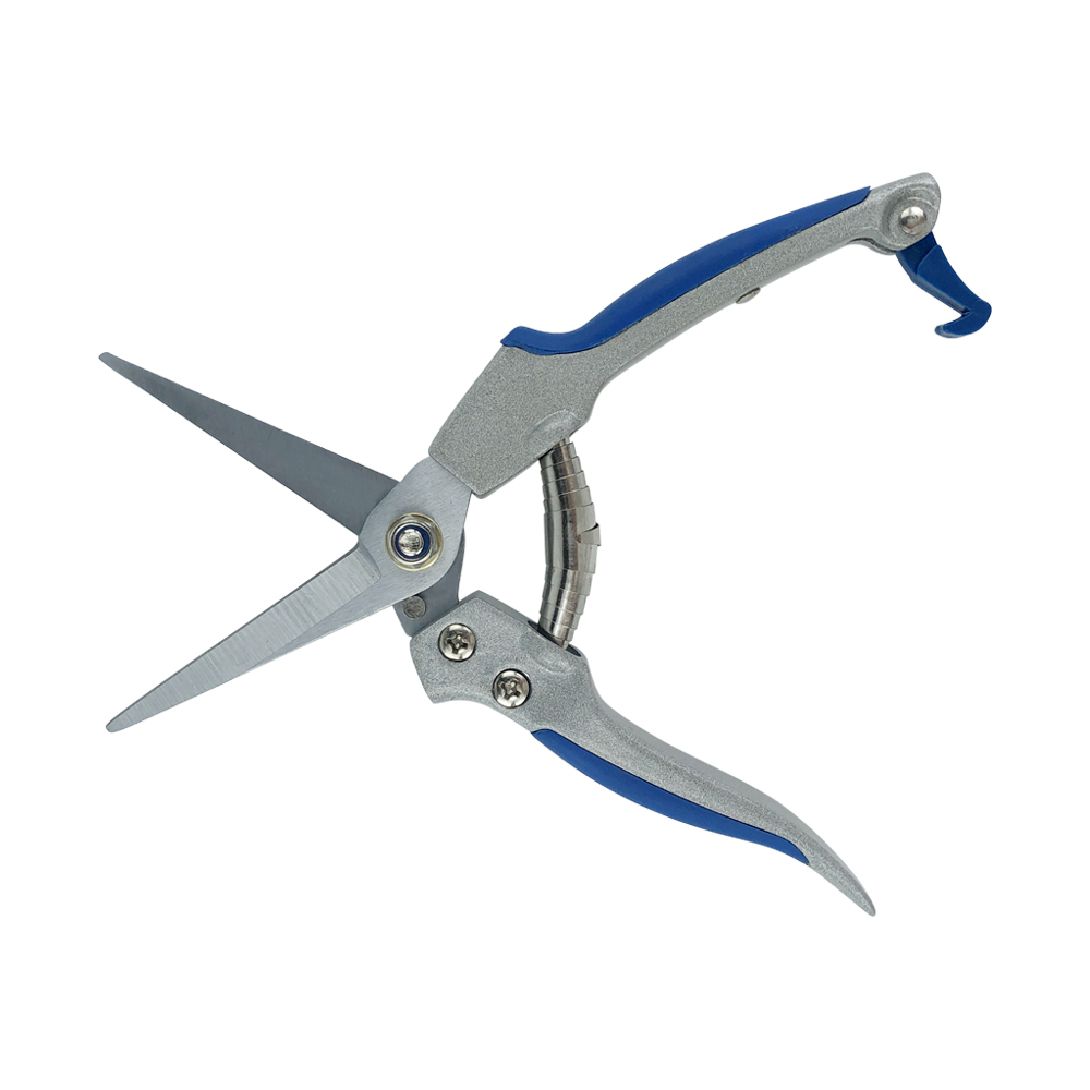 Fine polished PVC powder coating HRC52 Straight Anvil Secateur