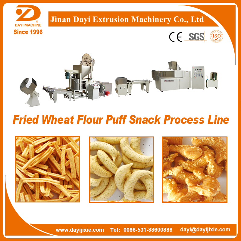 Fried Wheat Flour Snack Processing Line