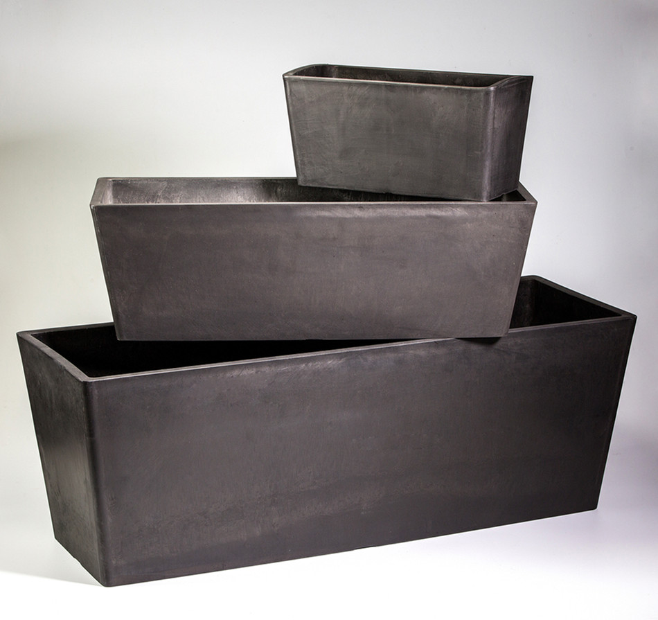 Recycled Plastic Retangular Window Flower Pot Patio Planter