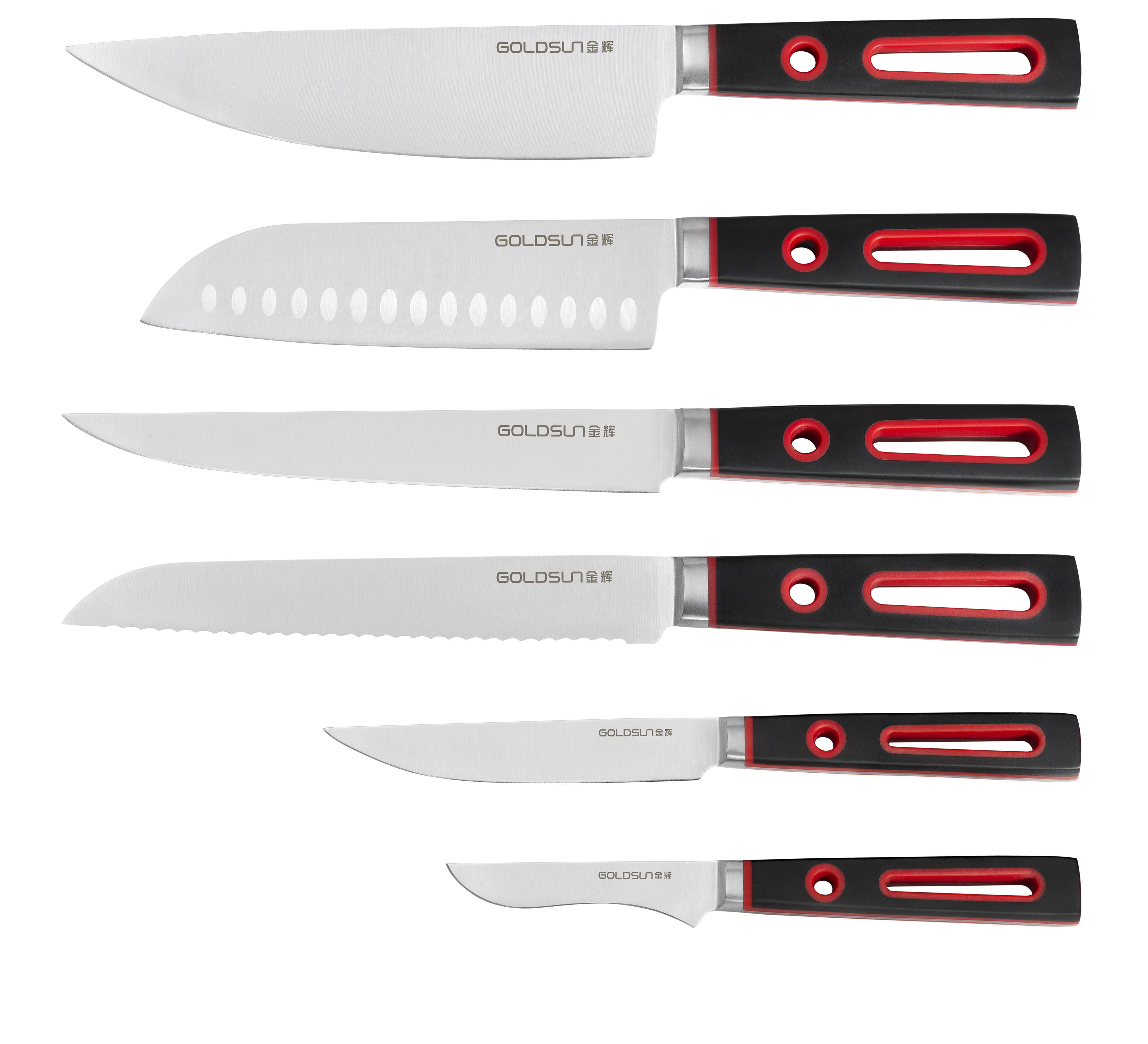 A44 forged knife:chef's knife, santoku knife, slicing knife, bread knife, steak knife,utility knife, paring knife