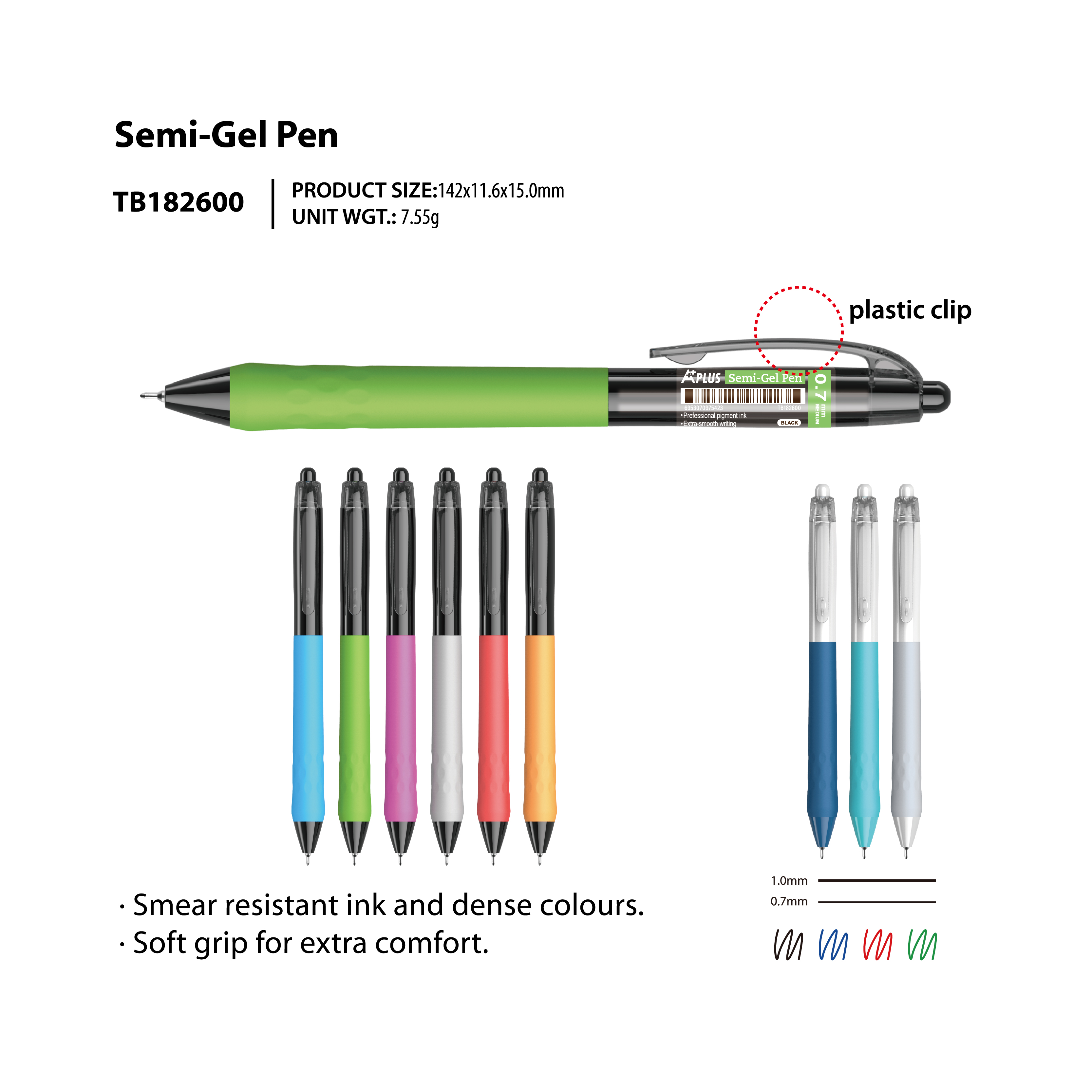Semi-Gel Pen