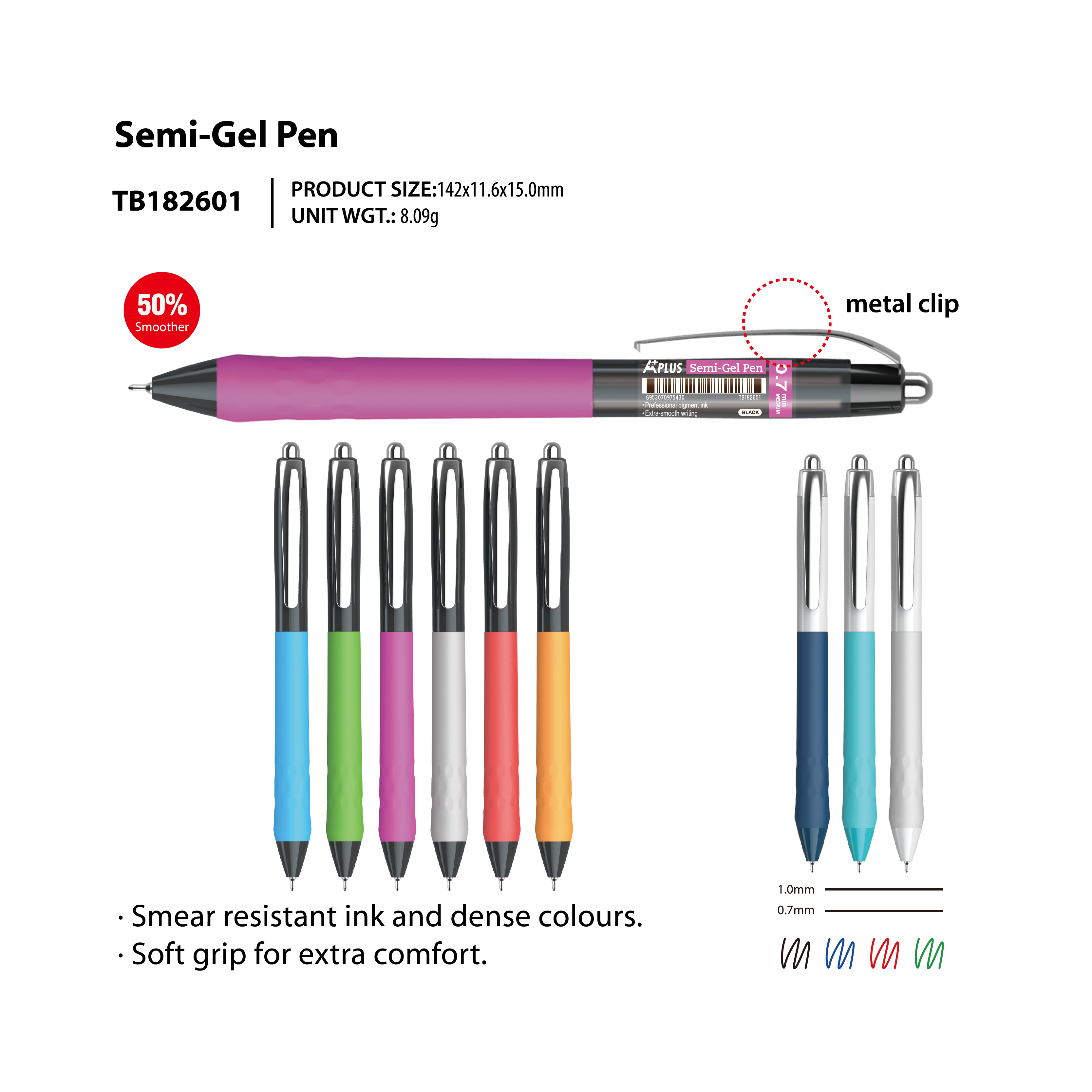 Semi-Gel Pen