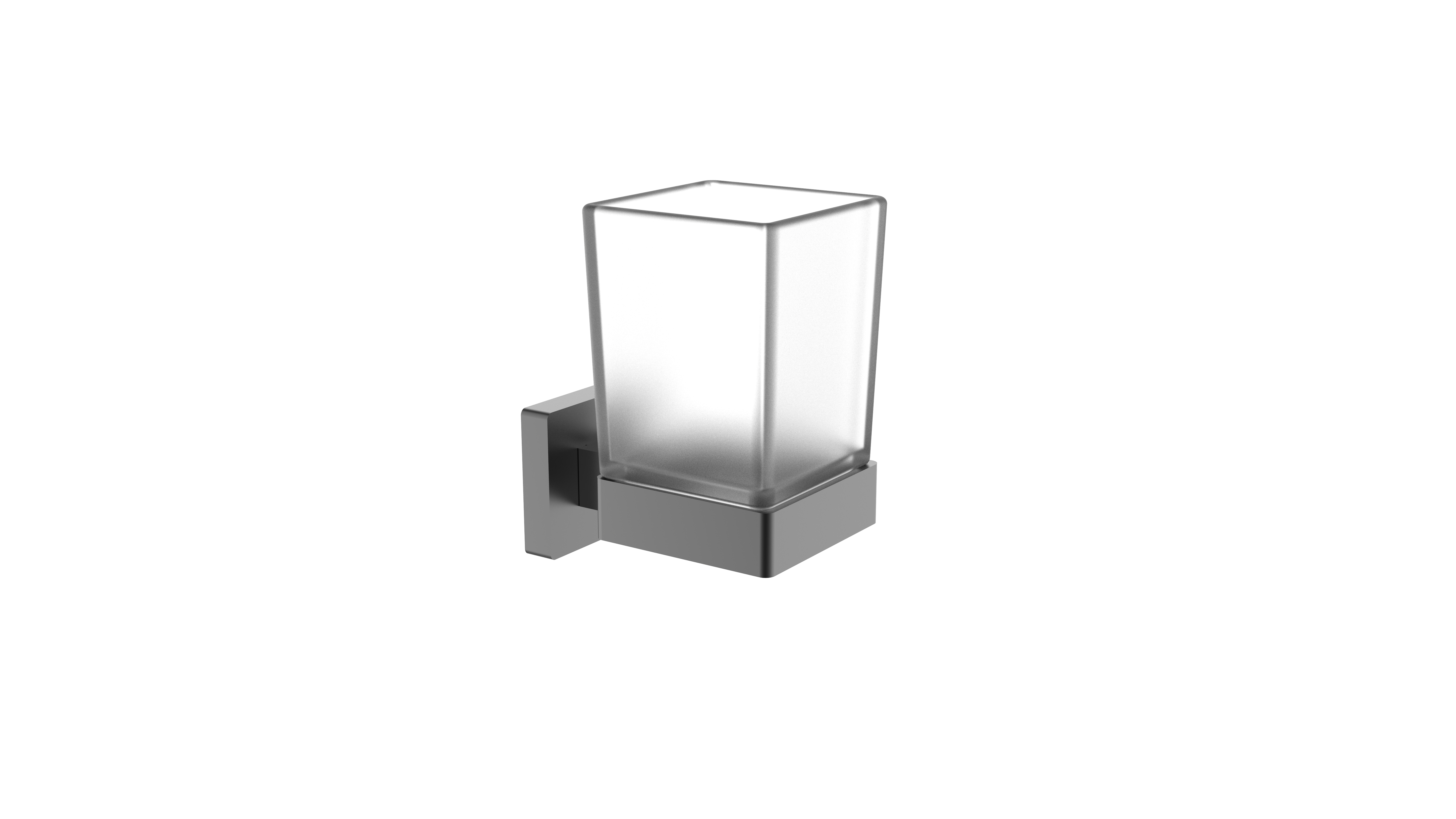 Aluminum Matt Black single tumbler