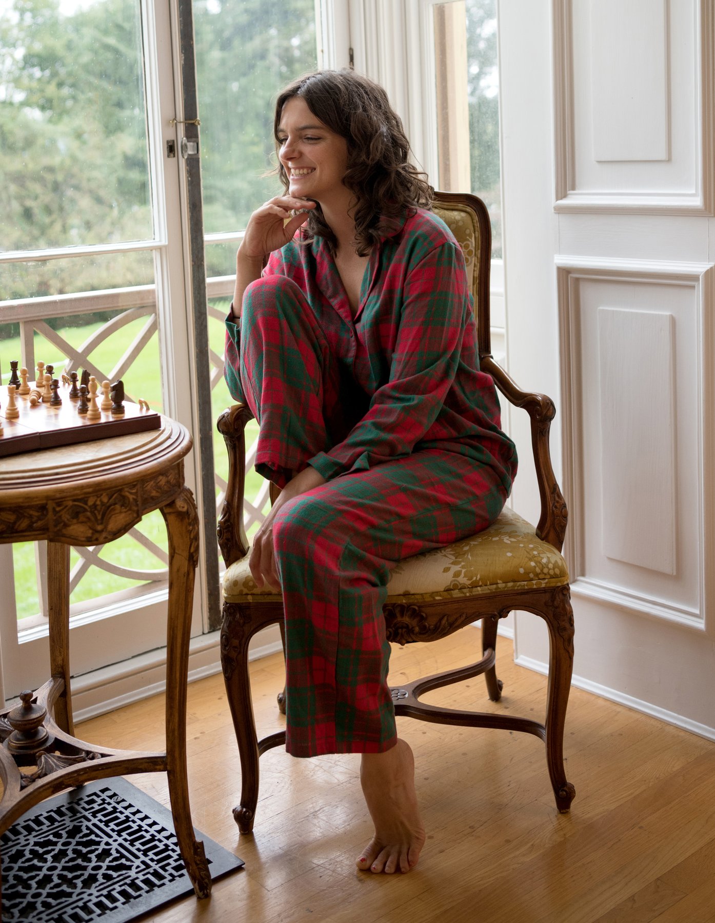 Ladies Flannel Pyjama