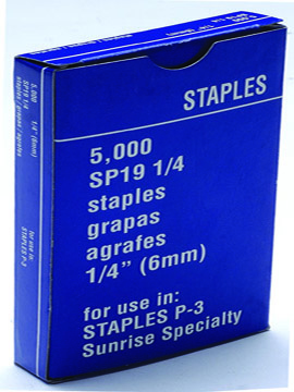 SP19 1/4" Staples