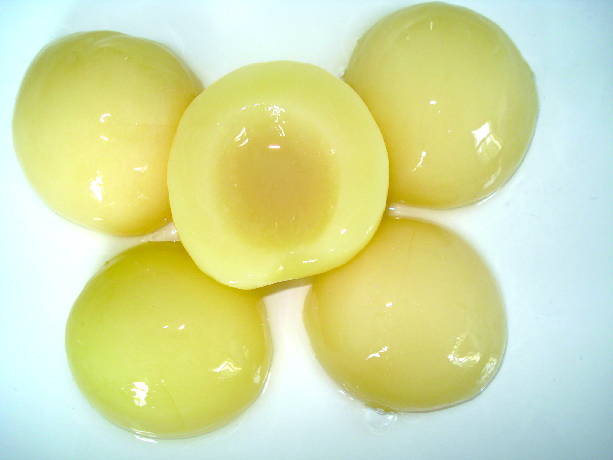 Canned White Peach