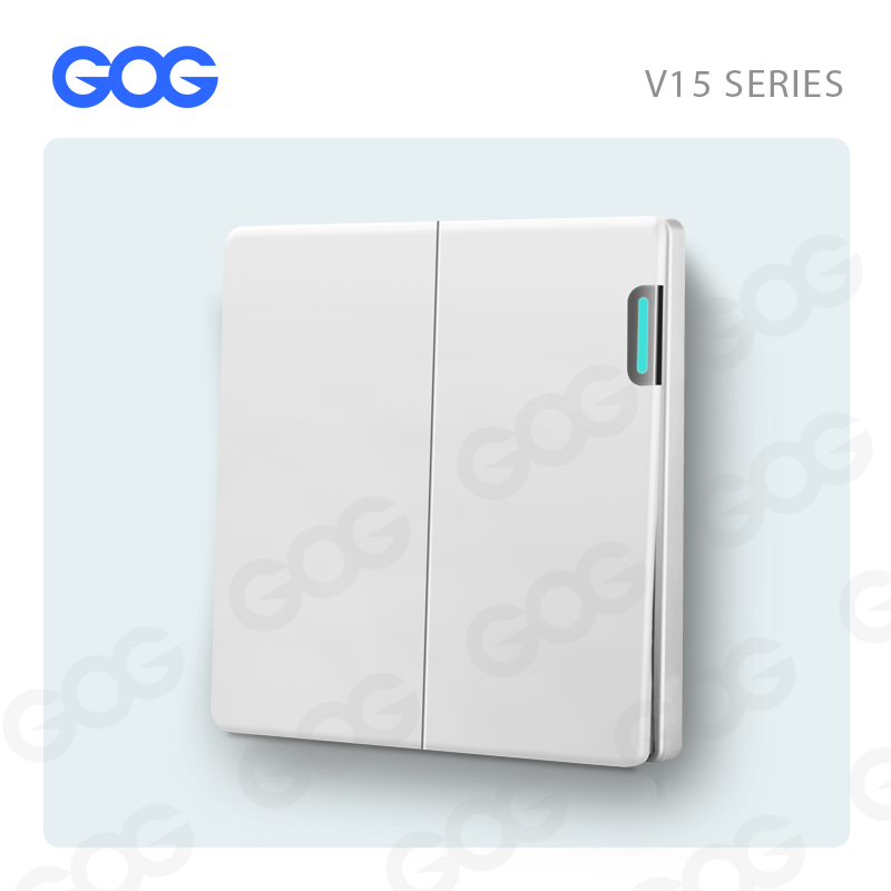 V15 series 2 gang 2 way wall switch