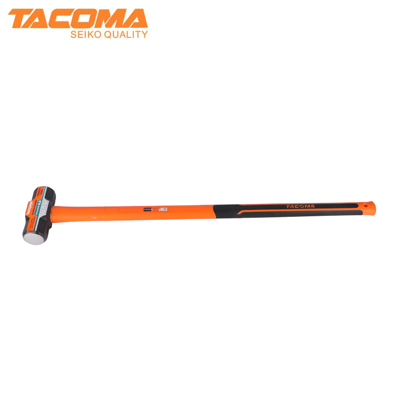 Sledge hammer with fiberglass handle