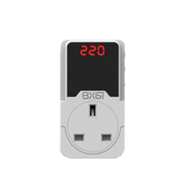 099 BX-V099-UK-D 220V Home Use Air Conditioner Refrigerator Voltage Protector, LED Digital Electric Plug Socket