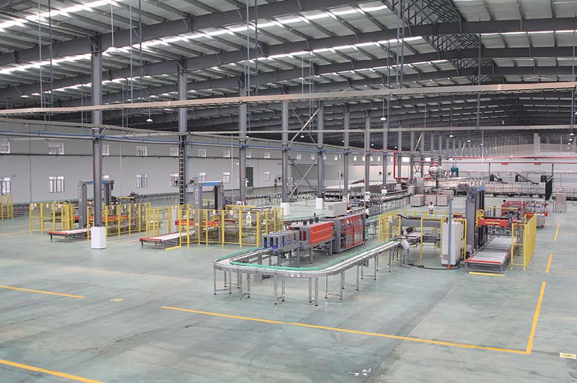 Cans packaging production line