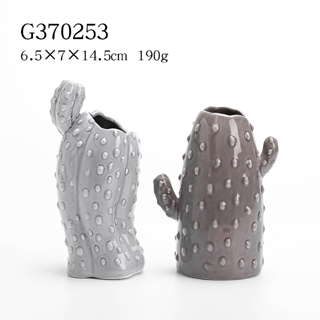 Cermic Cactus Vase