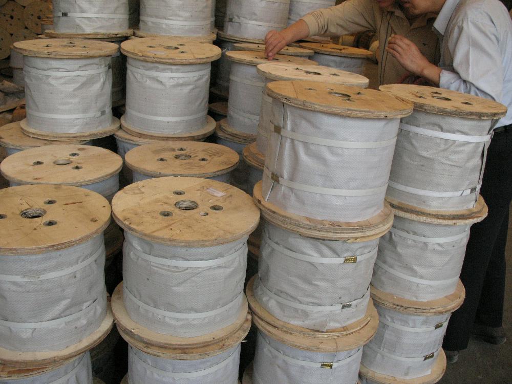 6x19+iwrc galvanized steel wire rope