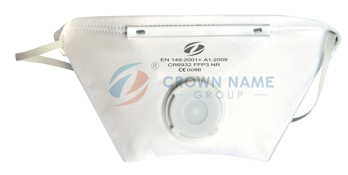 FFP3 Flat Fold Valved Particulate Respirator