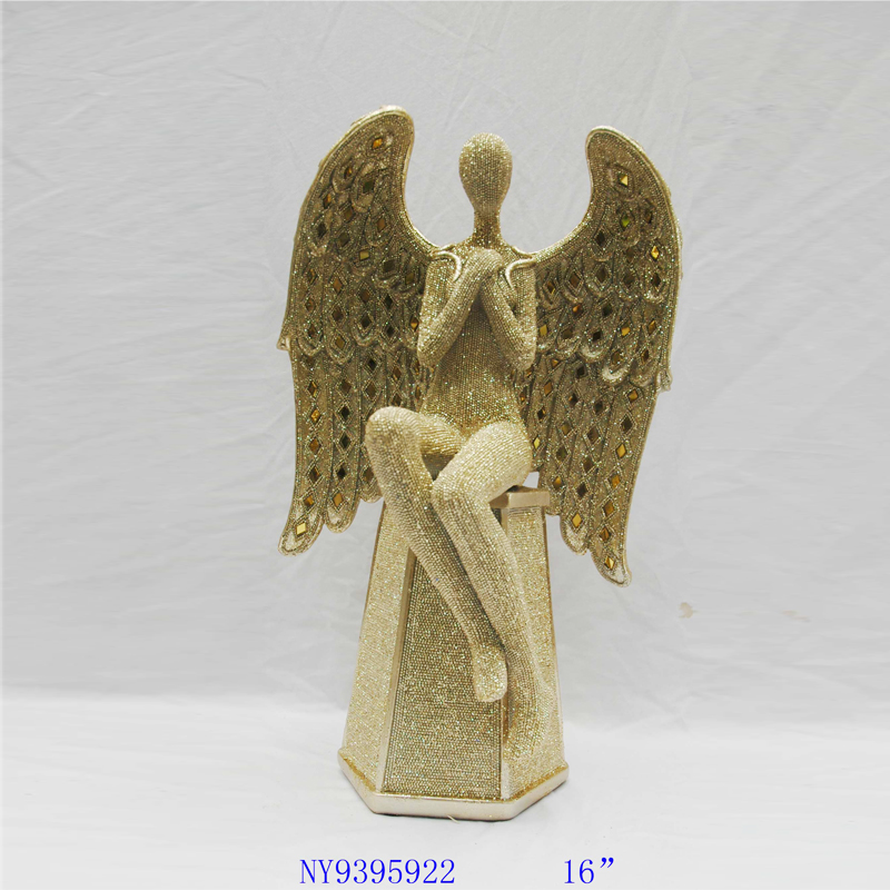 Angel with bead finish