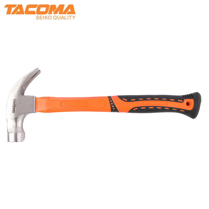 American magnet claw hammer with fiberglass handle