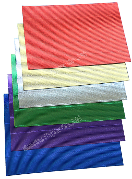 Metallic Corrugated paper