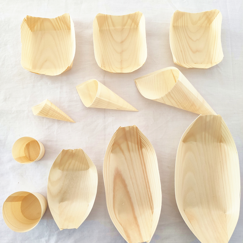 Sushi wooden tableware