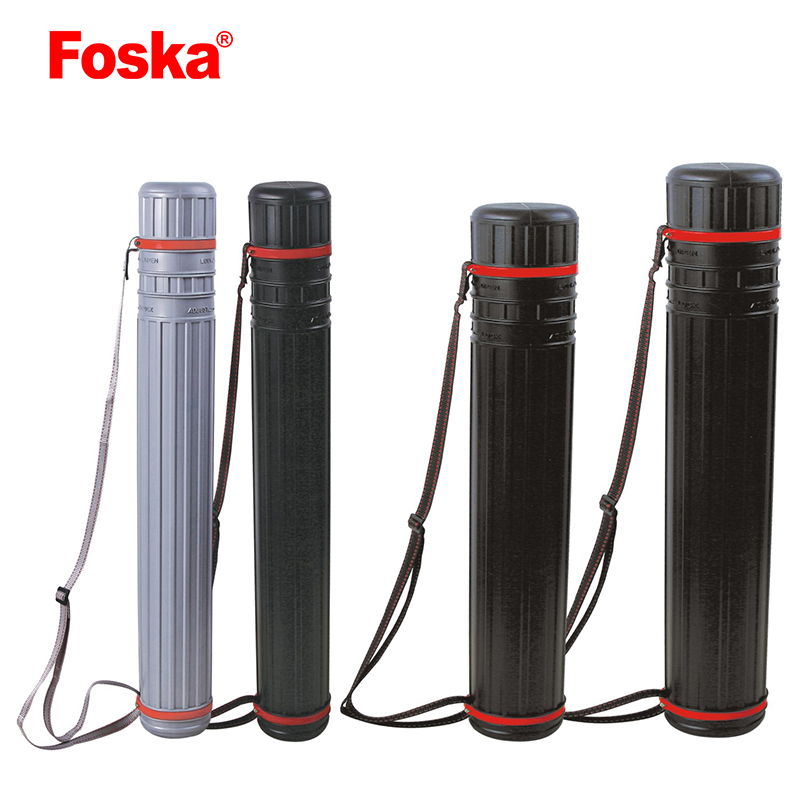 Foska High Quality PE Plastic Portable Stretchable Art Painting Drawing Storage tube