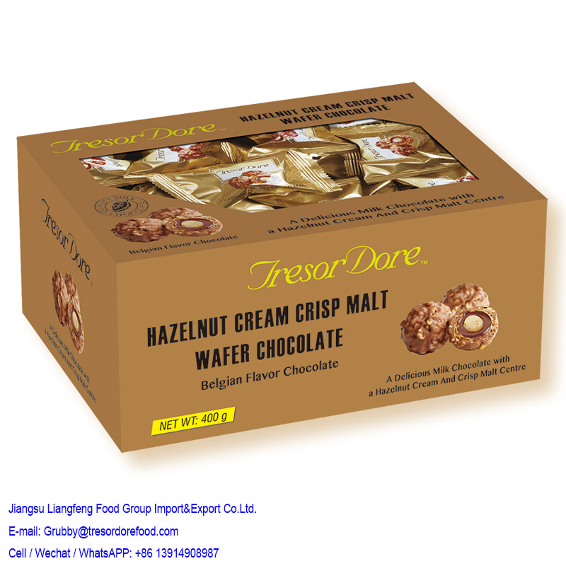 Hazelnut Cream Crisp Malt Wafer Chocolate 400g
