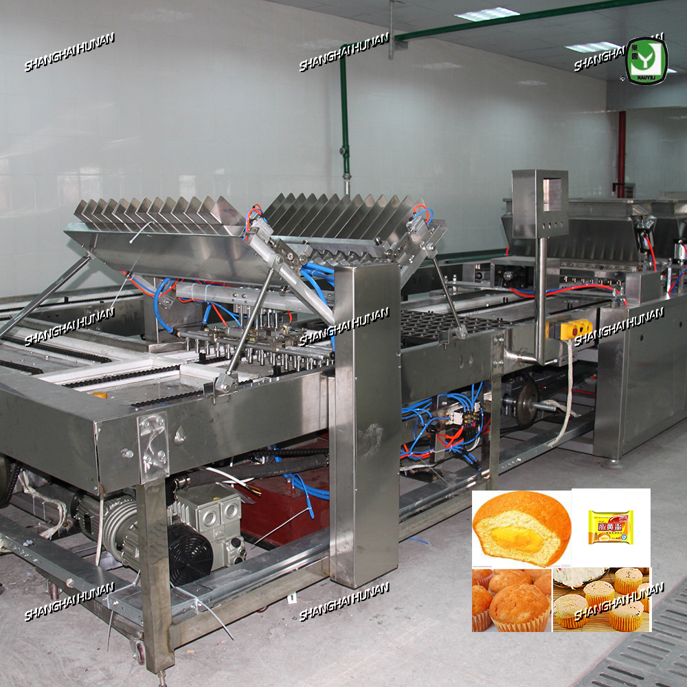 Full automatic cake producction line