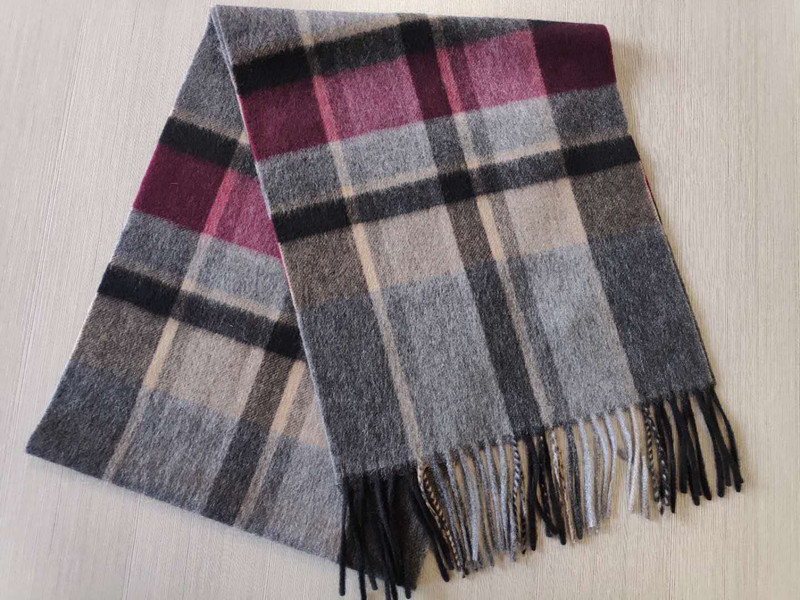 Winter Fashion Classic Check Cashmere Scarf