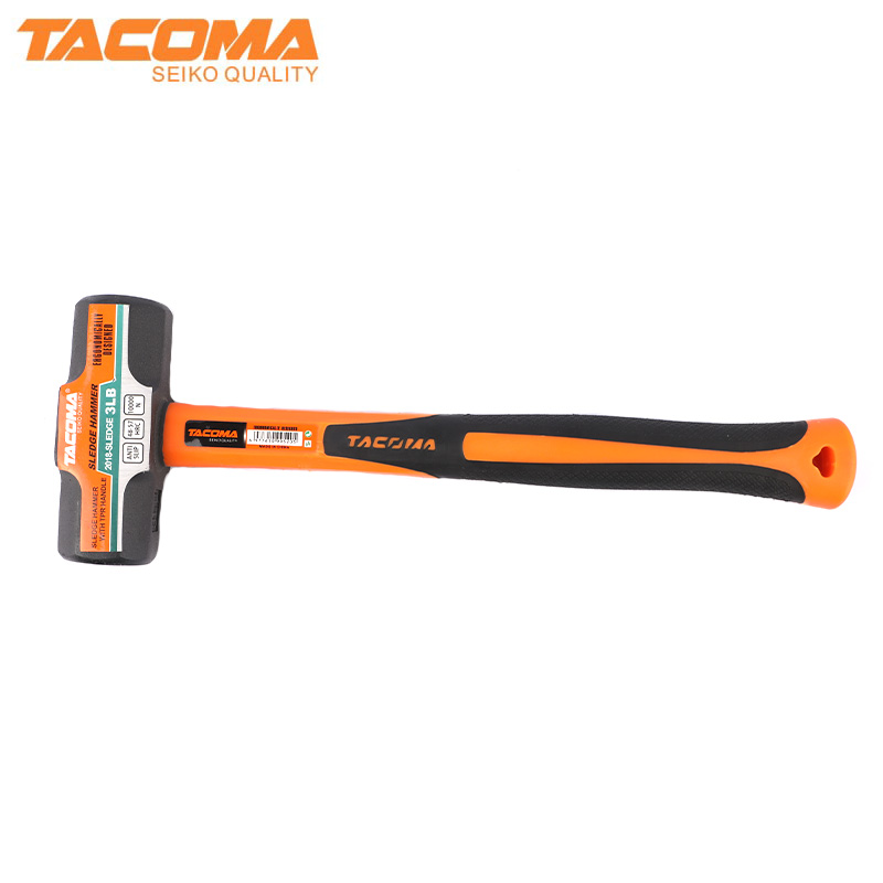 Sledge hammer with fiberglass handle