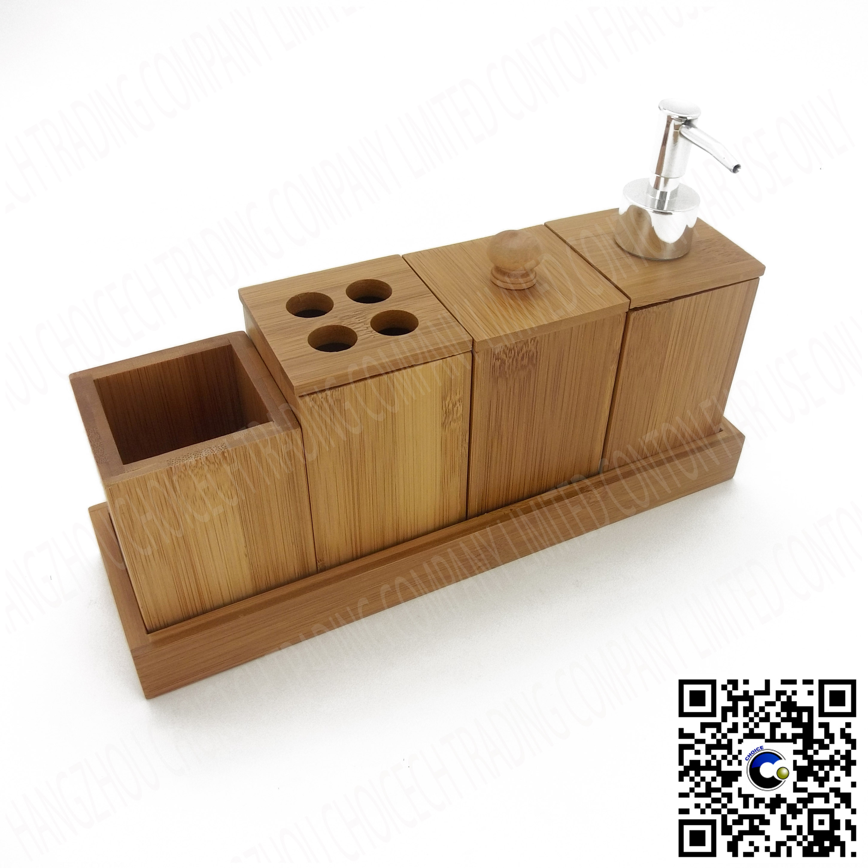 Bamboo Bath Tools Set S/5