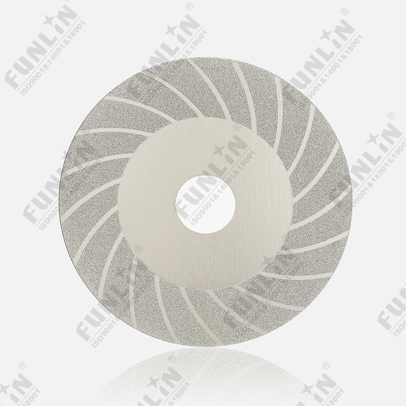 Electroplated diamond disc
