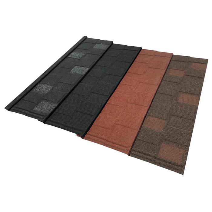 shingle stone coated metal roof tile