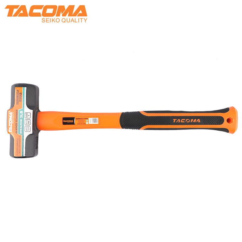 Sledge hammer with fiberglass handle