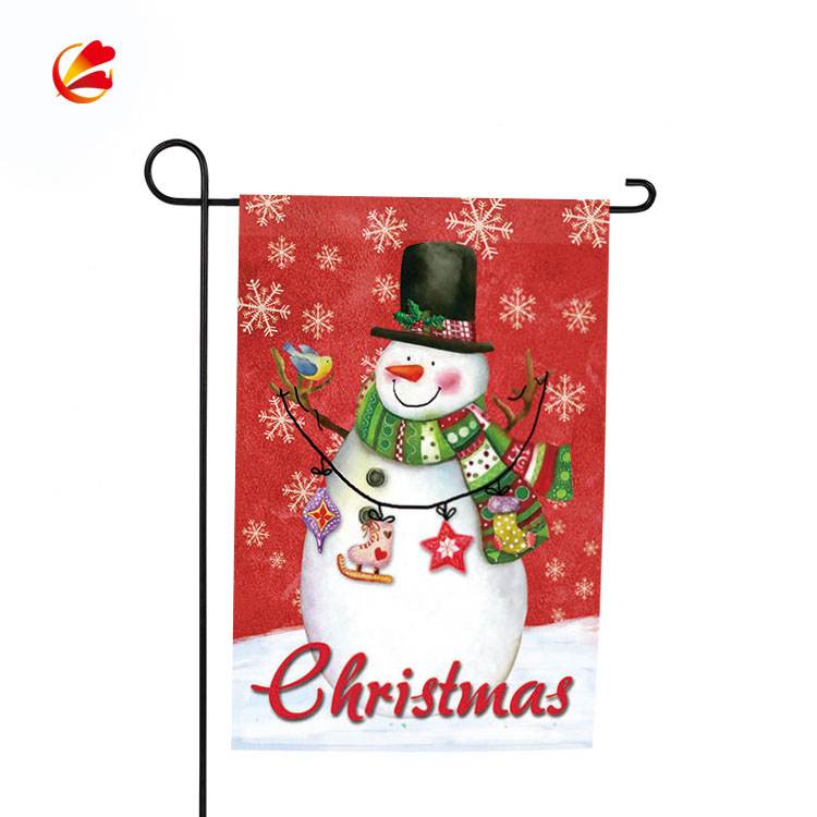 Christmas garden flag