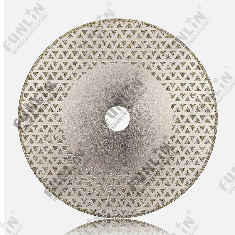 Electroplated diamond blade