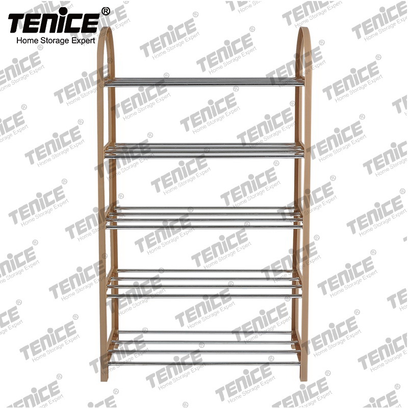 5-tiers Plastic Shoe Rack