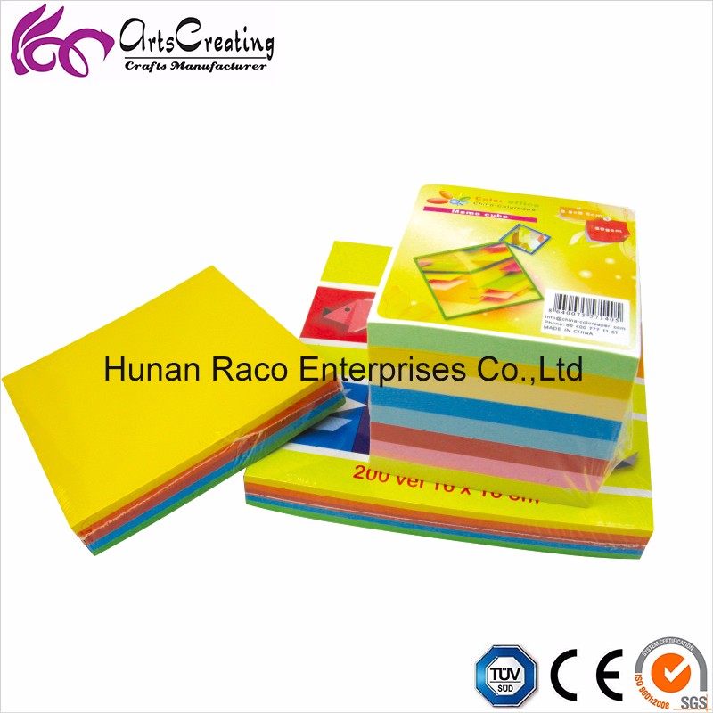 Color Paper Memo Cube