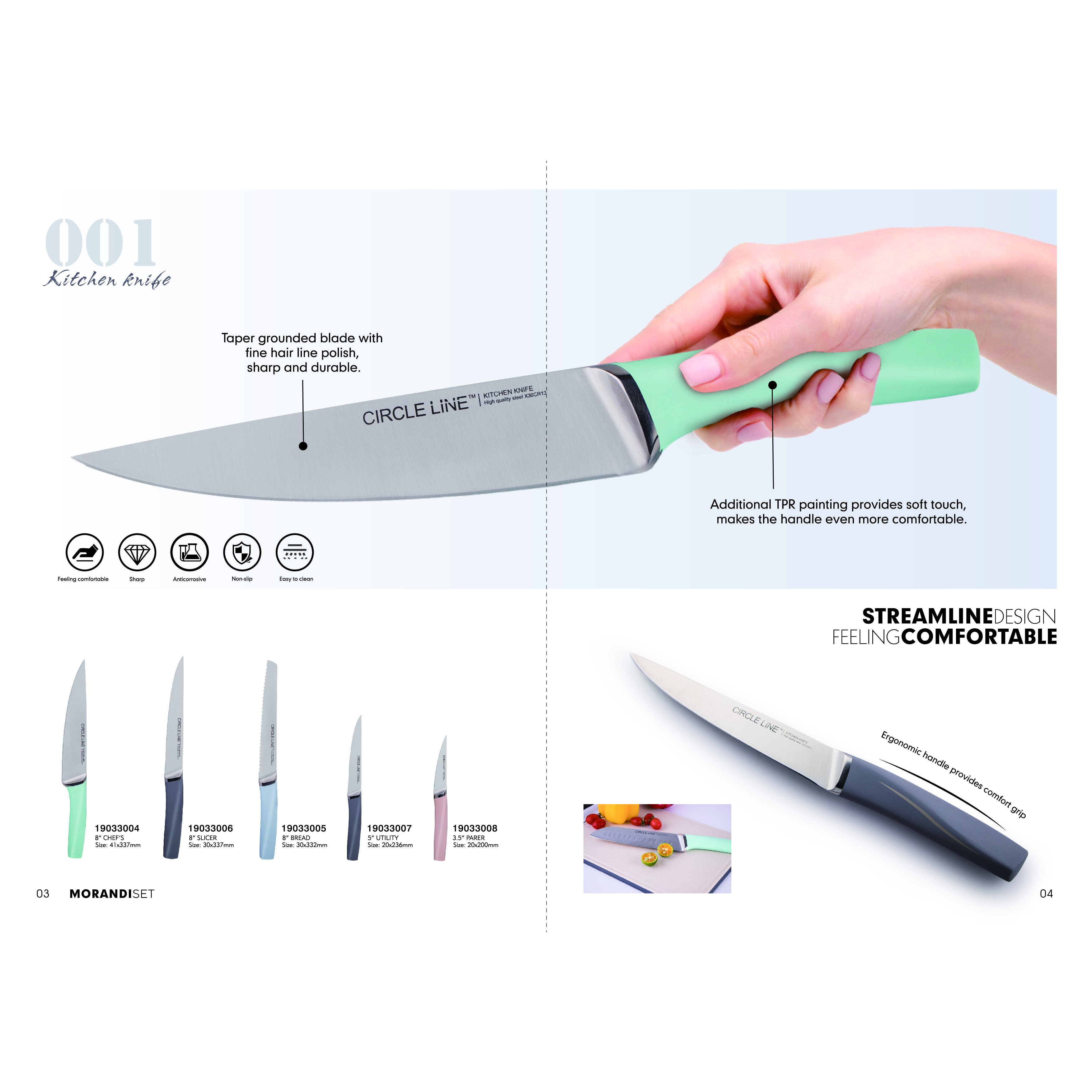 Nonstick Knife- Morandi