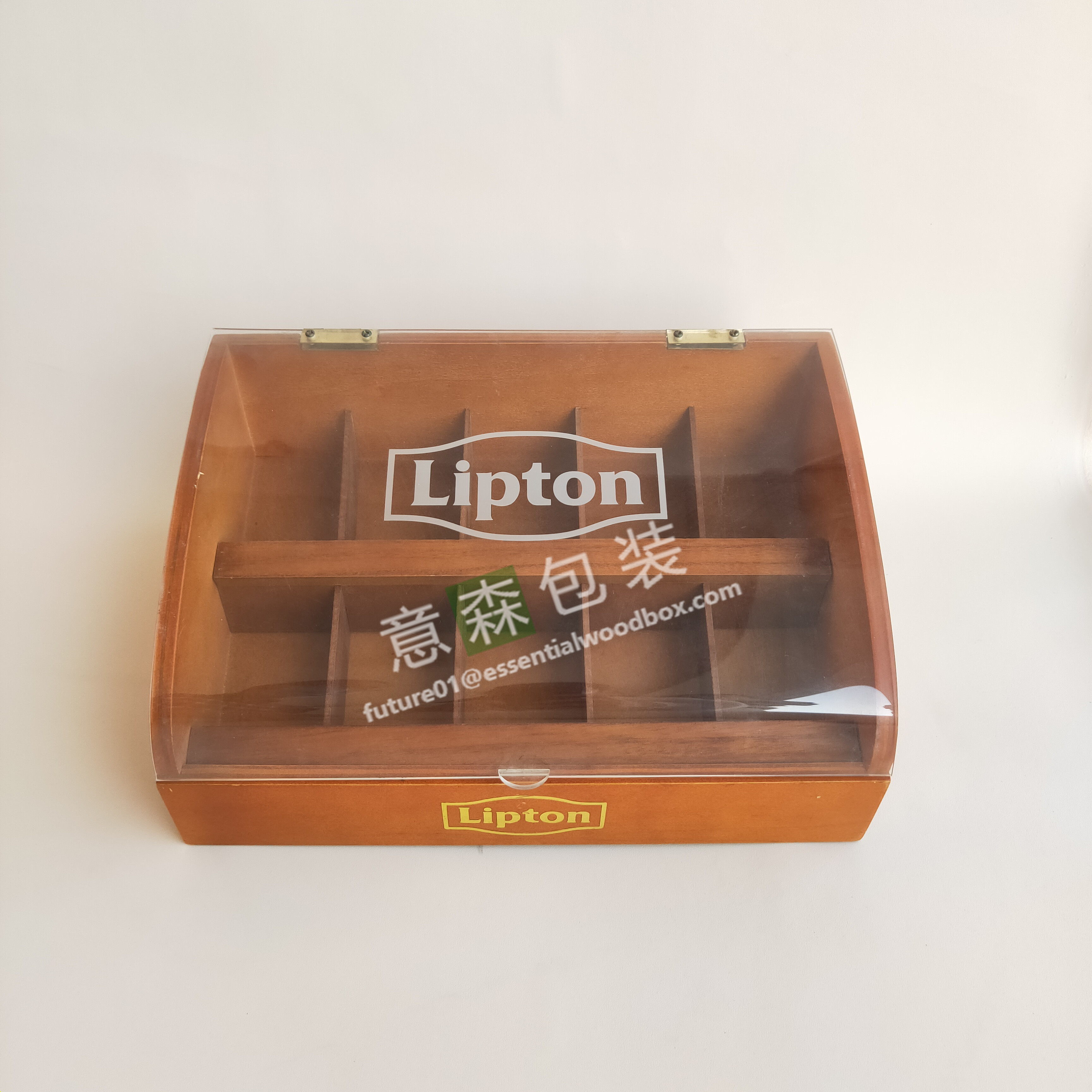 Wood tea box