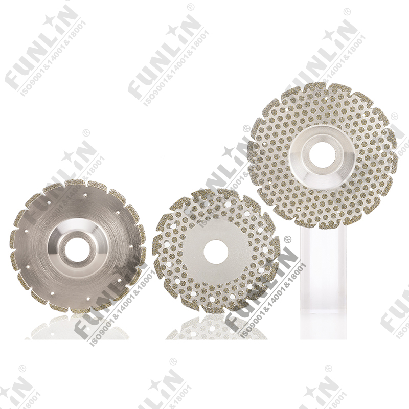 Electroplated diamond blade