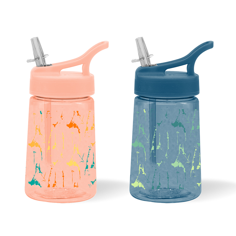 GOX Kids Tritan BPA Free Water Bottle with straw