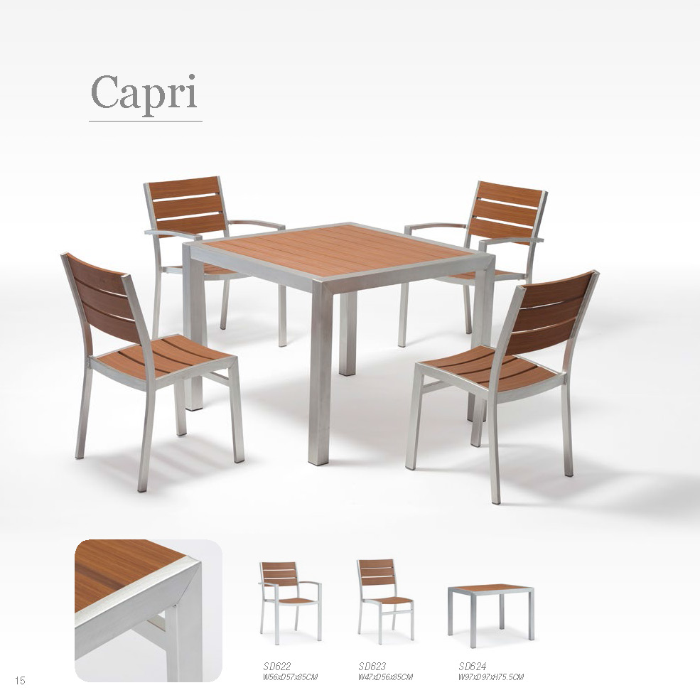 Alum.chair alum.table