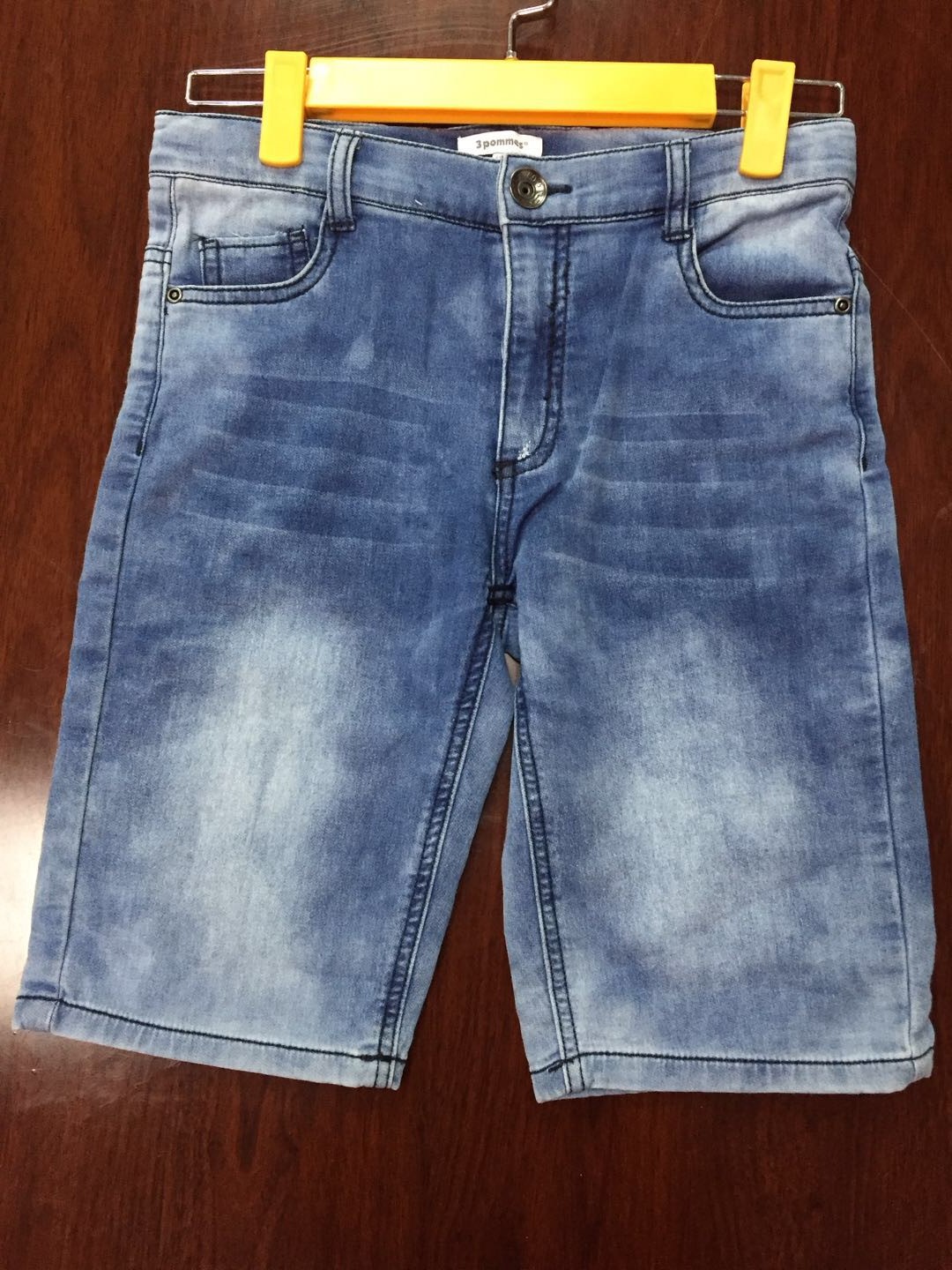Denim shorts for men