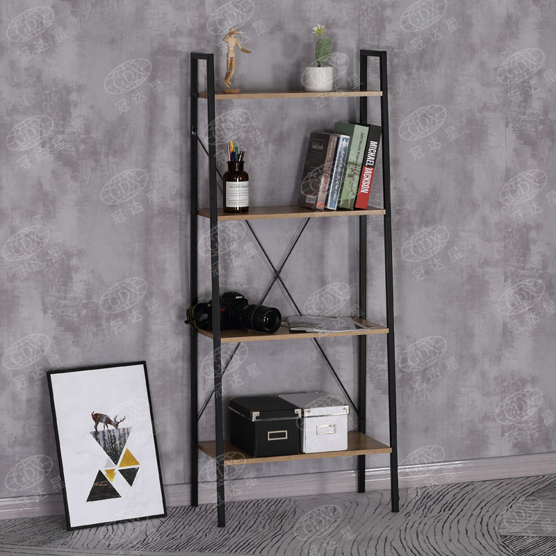 Ladder Shelf, 4-Tier Bookshelf, Storage Rack Shelves