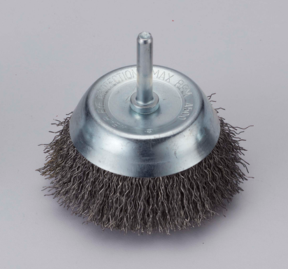 Shaft Mounted Crimped wire cup brush