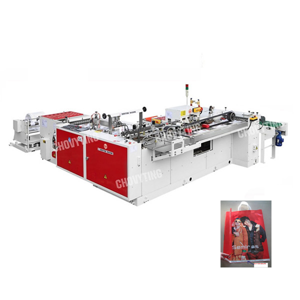 automatic bottom seal soft loop handle bag making machine